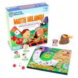 Learning Resources Math Island Addition & Subtraction Game, Educational Games, Elementary Math, Teaching Toys, Children’s Math Games, Educational Indoor Games, 8 Pieces, Age 6+