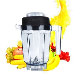 Ladieshow Vitamix Blender Pitcher 32oz 0.9L Transparent Food Blender Container with Blade Lid Replacement Accessories Fit for C series 5300/6500/750/780 Blender（10x8.3x5.1inch）