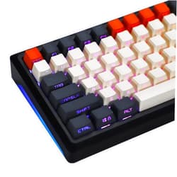 YMDK 133 Key Carbon PBT Double Shot Side-lit Shine Through Backlit keycaps OEM Profile for MX Mechanical Keyboard 108 96 87 NJ80 KBD67 ID80 84 68 64
