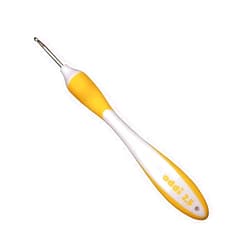 Gründl AD1407016-2.50 Crochet Hooks Swing, 16cm 2.50mm, Yellow