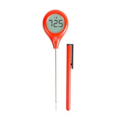 ThermoWorks ThermoPop 2 — Best Value Instant Read Thermometer - Cayenne Pepper Red