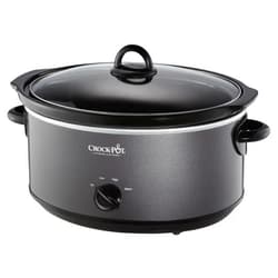 Crock-Pot Crockpot SCV700-CH-BR Slow Cooker, 7 quarts, Charcoal