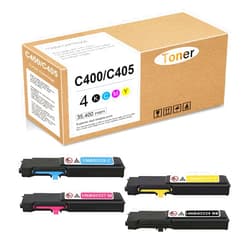 ACQMKINK C400 C405 Extra High Toner Cartridge Black Cyan Magenta Yellow Replacement for Xerox 106R03524 106R03526 106R03527 106R03525 VersaLink C400/C405 Printer Ink, 4 Pack(1BK/1C/1M/1Y)
