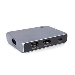 CalDigit USB-C Gen2 10Gb/s SOHO Dock - Up to 4K 60Hz, HDMI 2.0b, HDR, DisplayPort 1.4, 10Gb/s USB A & USB C, UHS-II microSD and SD Card Readers, Bus Power and Passthrough Charging Support (Renewed)