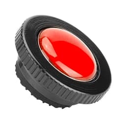 ANGGREK Quick Release Plate, Mini Aluminium Alloy Round for Manfrotto Compact Action Tripod, Ultralight, Compatible with Most Cameras, 1/4inch Screw, 22mm Diameter, Rojo