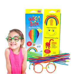 Wikki Stix Rainbow Pak Arts & Crafts, Kids Travel Essential, Pack of 24 in Rainbow Colors, Ages 3 & Up