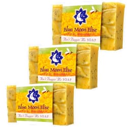 Blue Moon Elise Ain't Buggin Me Citronella Soap - Natural Handmade Soap Made with Pure Citronella, Eucalyptus and Lemongrass Essential Oils - A Must-have for Camping and Outdoor Activities (3pk)