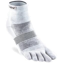Injinji Run Lightweight Mini-Crew (X-Large, Gray)