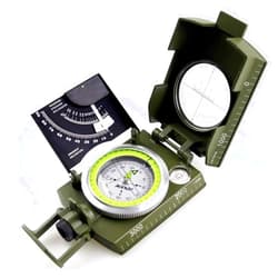 AOFAR AF-4074 Military Compass for Hiking,Lensatic Sighting Waterproof,Durable,Inclinometer for Camping,Boy Scount,Geology Activities Boating