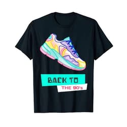 80er 90er Jahre Party Outfit Kostüm Verkleidung Sneakers 80s 90s 80s 90s Motto Vintage Retro Party T-Shirt