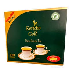 JACKIELYNA Finest Kenyan Kericho Gold Foil Enveloped Tea Bags (Kenya) - 200gms /100 tea bags