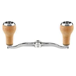 GOMEXUS Power Handle Compatible for Shimano SLX Tranx Daiwa Tatula Zillion Abu Garcia Revo 13 Fishing Baitcasting Reel Replacement Parts Fishing Reel Handle with Cork Knob 120mm | Bass Fishing