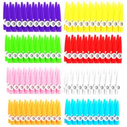 Cheelyvin.H 160 Pcs 8 Colors Plastic Kazoos Bulk for Kids, Sets for Christmas Party, Early Childhood Educational Gifts Party Favors Gifts Prize Classrooms Musical Instrument
