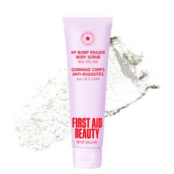 First Aid Beauty KP Bump Eraser Body Scrub with 10% AHA, Keratosis Pilaris Skin Exfoliator with Glycolic and Lactic acids