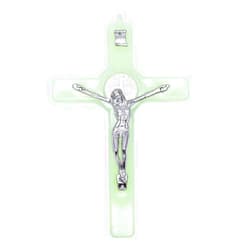 Rulbelok Christ For Cross Luminous Glow In The Dark Pendant Crucifix Ornaments Char Crosses For Wall Decoration