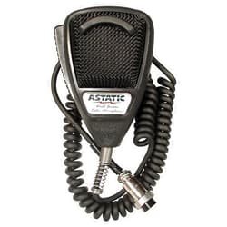 Astatic 302-636LB1 Black Noise Cancelling 4 Pin CB Microphone (Bulk),XLR