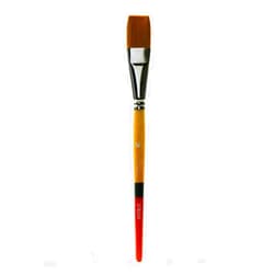 Darice Princeton Snap! 9650ST-075 Taklon Stroke Brush, Gold