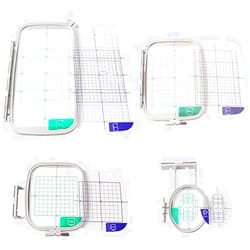 LNKA Sewing Embroidery Hoops for Brother PE800 PE770 780D PE700 PC6500 Brother Innovis 1250 700 Babylock Embroidery Machine Hoop (4 in 1 Hoop Set)