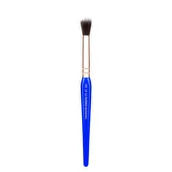 Bdellium Tools Professional Makeup Brush - Golden Triangle Series 787 Duet Fibre Large Tapered Blending - With All Vegan and Soft Synthetic Fibers, For Controlled Lightweight Application (Blue, 1pc)
