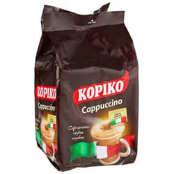 Kopiko Kopiccino with Choco Granule - Instant Cappuccino flavor coffee (10 sachets)
