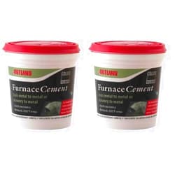 Rutland Products Black, 8 fl oz Furnace Cement (Pack of 2)