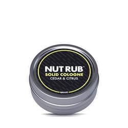 Ballsy Body & Groin Rub, Cologne for Everywhere, with Beeswax, Coconut and Sunflower Seed Oil, Citrus and Cedar .85 oz