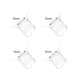 Suniceme Flange Inserts 15mm Compatible with Medela/Spectra/TSRETE/Elvie/Momcozy/Bellababy Breast Pump 24mm Shields/Flanges, Reduce 24mm Nipple Tunnel Down to 15 mm, 4PCS