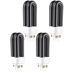 PACETAP 4 Pack 41050 7W Replacement Bulbs for Dynatrap DT1050 DT1100 DT1250, 1/2 Acre Replacement Bulb U Shape Replacement Bulbs Light for DynaTrap