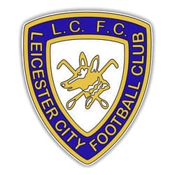 Printcoral Leicester City Soccer Football Sticker - Waterproof Vinyl Decal for Car Bumper, Laptop, Water Bottle, Luggage, Wall, and Window