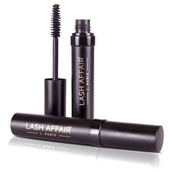 Lash Affair Eyelash Mascara Eyelash Extensions Safe, Black Liquid Lash Extensions Bottom Lash Mascara for False Lashes, Highly Pigmented, Long Lasting, Non-Flakey, Cruelty-Free, 4-Month Supply