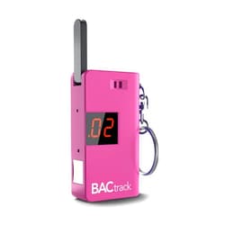 BACtrack Keychain Breathalyzer (Pink) | Ultra-Portable Pocket Keyring Alcohol Tester for Personal Use