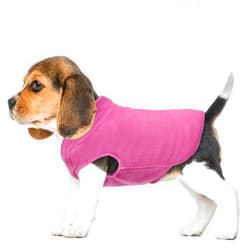 FUAMEY Dog Fleece Vest,Warm Sweatshirt Puppy Stretchy Sweater Pullover Dog Turtleneck Coat Dog Winter Jacket with Leash Hole, Dachshund Sweaters Yorkie Clothes for Small Medium Large Dogs Pink XXS