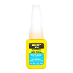Vibra-Tite 304 - Instant Adhesive, Clear Color, for Plastics, Elastomers, & Rubber