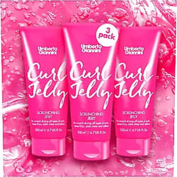 Umberto Giannini Curl Jelly Scrunching Jelly, Vegan & Cruelty Free Frizz Solution Gel for Curly or Wavy Hair, 200 ml (3 Pack)