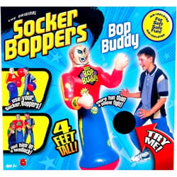 Big Time Toys Socker Boppers Bop Buddy - Standing Inflatable Talking Punching Bag for Kids, Box, Bop, Punch, Great Tool for Agility-Coordination-Athletic Development, Indoor or Outdoor Active Play