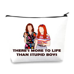 BDPWSS Stranger Merchandise Makeup Bag There's More To Life Than Stupid Boys Stranger Merchandise Gift Scary Movie Fan Gift (Stupid Boys)