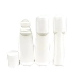 lasenersm 3 Pieces 3.38oz /100ml Disposable Empty Roll On Bottles Plastic Roller Bottle Plastic Rollerball Bottles Leak-Proof DIY Deodorant Containers for Essential Oil Perfumes Balms Thin-Waist Style