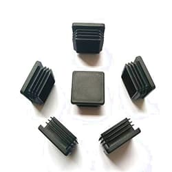 CaSuTong 8 Pack 1 3/4 Inch (45mm) Square Plastic Plugs, Insert End Caps for Square Tubing Post