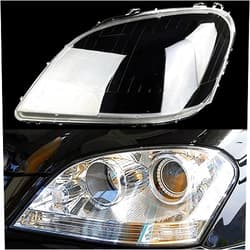 CHROX for B=ENZ W164 Ml 2005-2007, Car Front Lampshade Caps Headlight Shell Cover Auto Light Headlamp Glass Lens Case Car Clear Lens Shell Cover