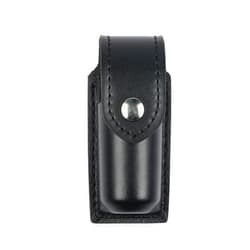 Safariland Duty Gear MK3 Chrome Snap OC Pepper Spray Holder (Plain Black), 38-4-2