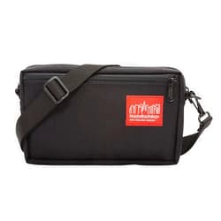 Manhattan Portage Jogger Cross Body Bag Stylish and Durable Water-Resistant 1000D Cordura for Everyday Use (Black)