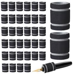 Halloscume 36 Pcs Tattoo Grip Cover Foam Grip Covers for Tattoo Pen Tattoo Tube Grips Expands to 1 Inch-1.5 Inch