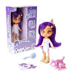 Aphmau Fashion Doll & Accessories Mermaid, 5 Mystery Surprise Toys, Exclusive Glitter MeeMeows Mini Figure, Official Merch