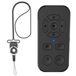 Zttopo TikTok Video Scrolling Remote Control for iPhone and Android Smartphones, Cellphone E-Book APP Page Turner, Camera Photo and Video Clicker, Neck Strap Included.