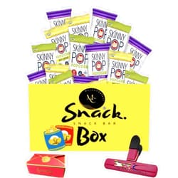 MAJUU CONNECT Skinny Pop Popcorn Individual Bags Variety Pack by MAJUU CONNECT Assortment (20 count) Bonus MAJUU CONNECT Bag Clip Included.