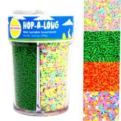 Mystic Sprinkles Easter/Passover 4 Cell Sprinkle Assortments (Hop-A-Long Sprinkle Assortment, Midi)