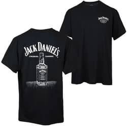 Changes Jack Daniel's Line Art Bottle T-Shirt