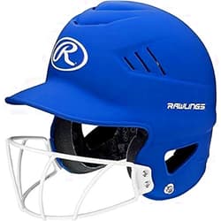 Rawlings COOLFLO Highlighter Batting Helmet with Facemask | Fastpitch(6 1/2-7 1/2)