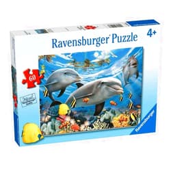 Ravensburger Caribbean Smile - 60 Piece Jigsaw Puzzle for Kids | Unique Piece Design | Anti-Glare Surface | Skill-Building, Fun Activity