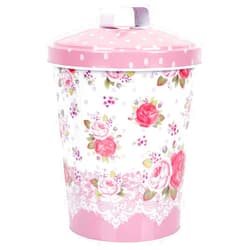 MISETA Mini Desktop Wastebasket Galvanized Trash Can Bucket Decorative Garbage Waste Basket Vintage Farmhouse Metal Utility Pail Desktop Garbage Bin Trash Can Garbage Holder Flower Pot